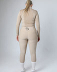 Classic Pull On Riding Leggings (Beige)