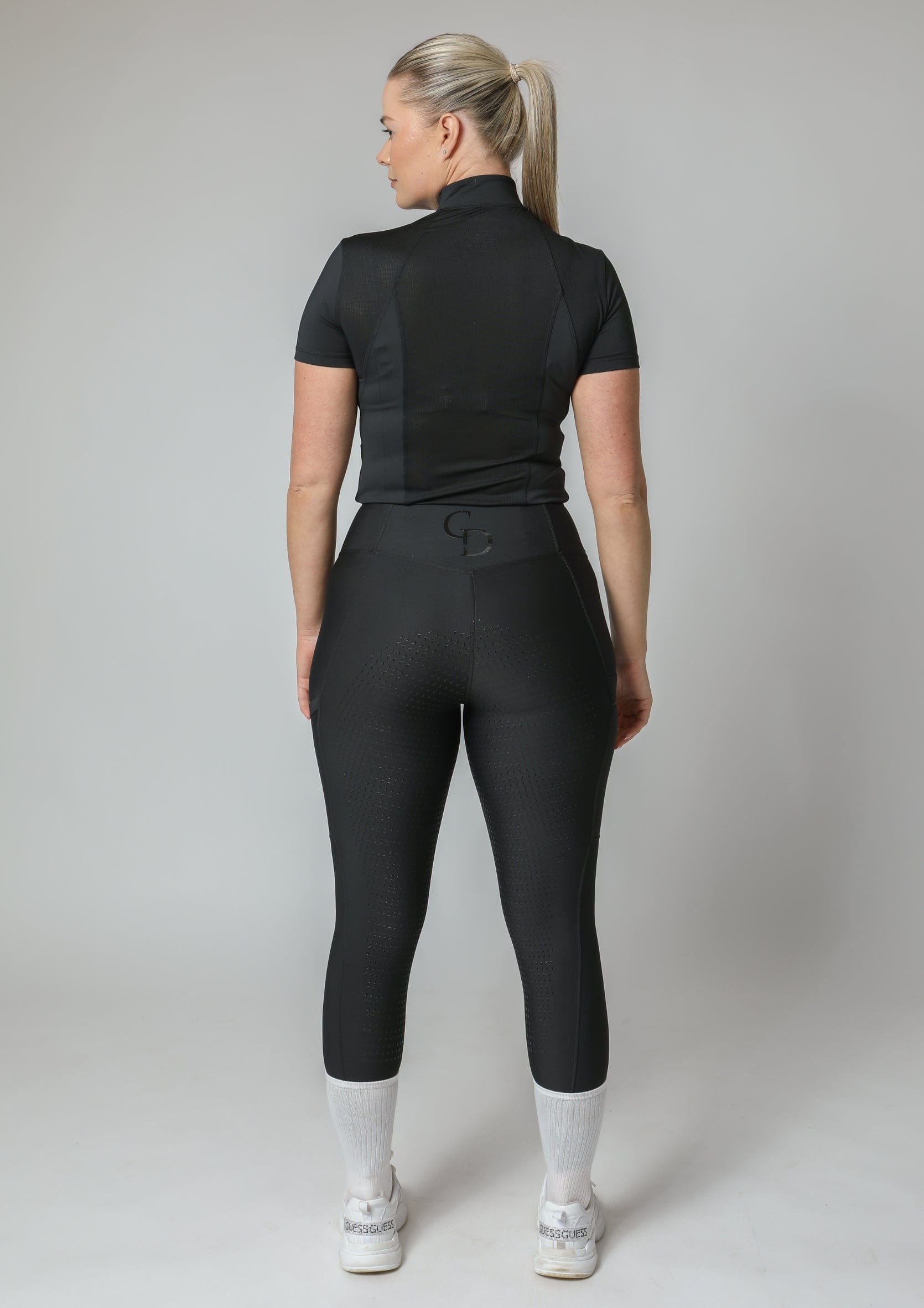 Motion Full Seat Riding Leggings (Black)