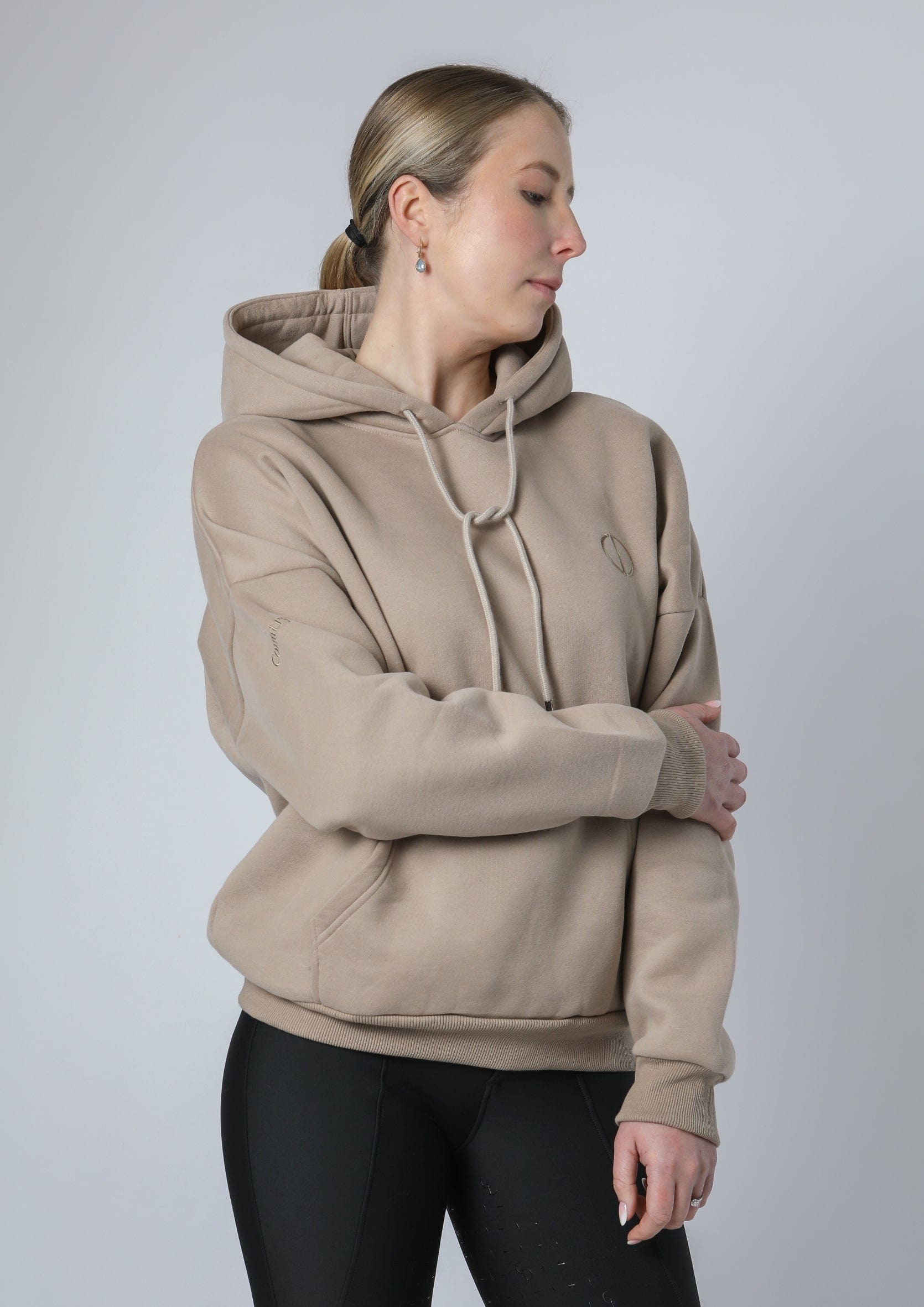 Sweat à capuche Cozi (Beige)