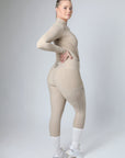 Classic Pull On Riding Leggings (Beige)