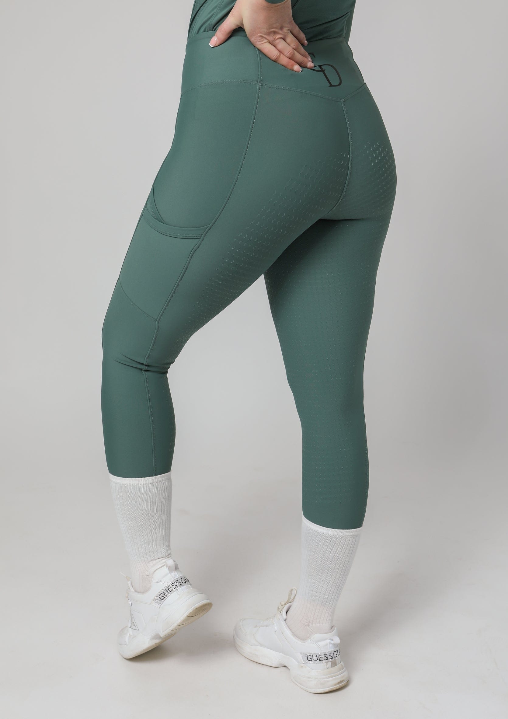 Leggings d'équitation Motion Full Seat (sauge)