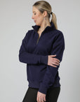Pull urbain demi-zippé (bleu marine)