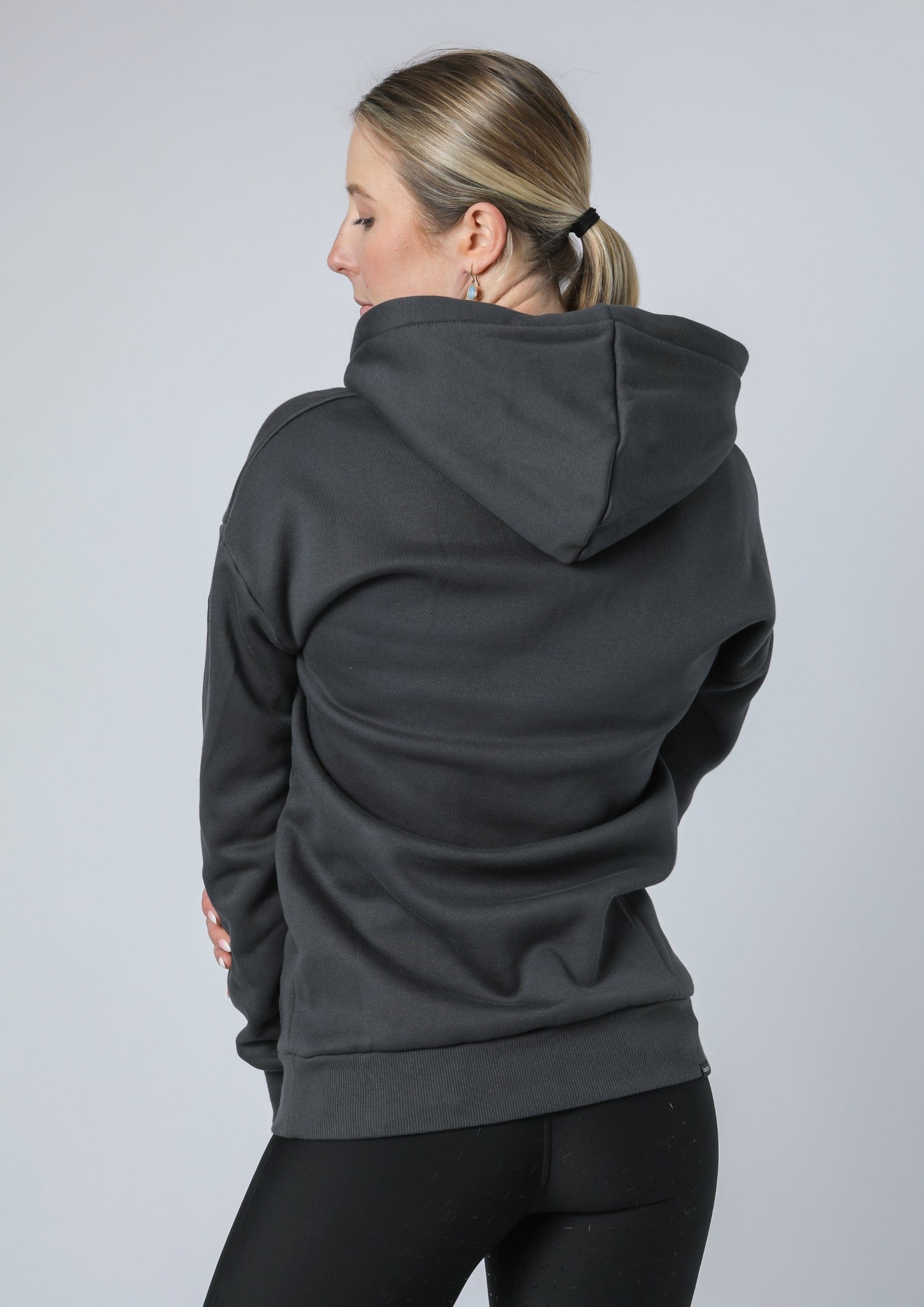 Signature-Kapuzenpullover (Anthrazit)