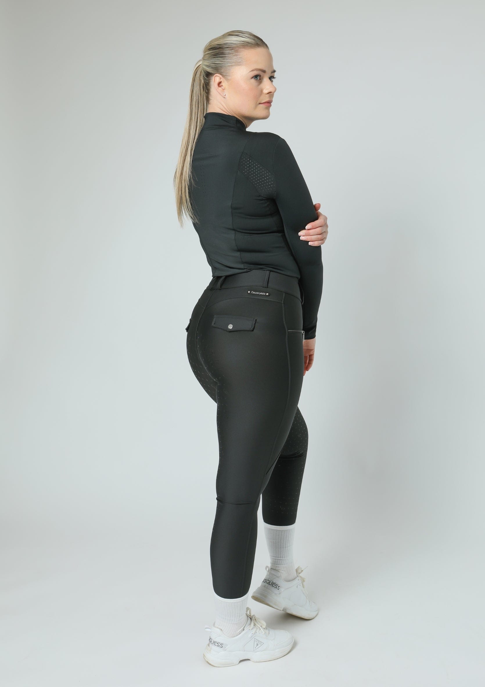 Pantalon d'équitation Protech (Noir)