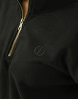 Pull urbain demi-zip (noir)