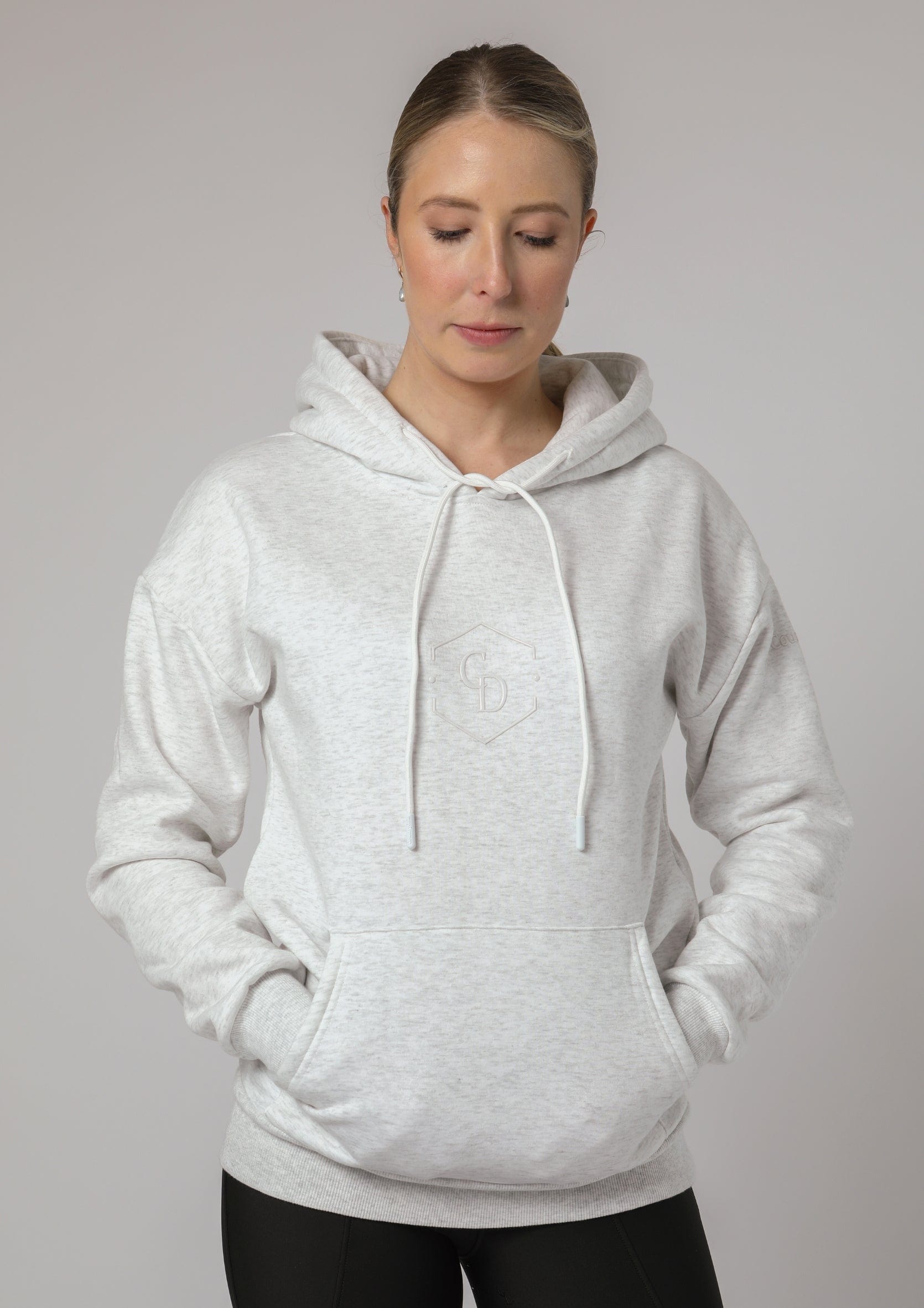 Sweat à capuche Signature (marbre)