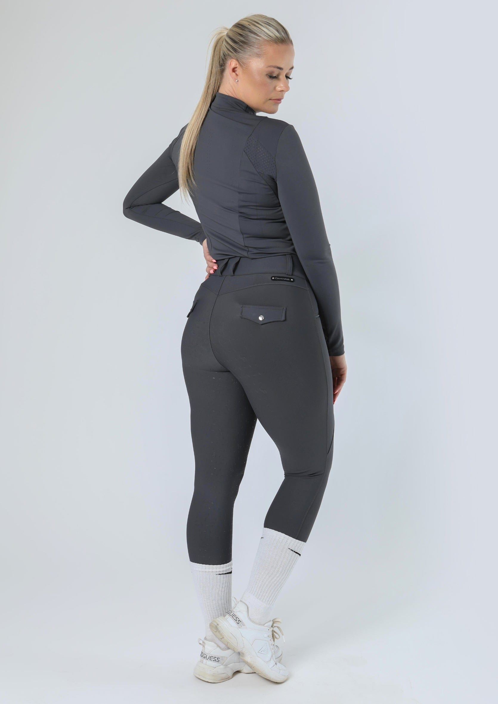 Pantalon d'équitation Protech (Charbon)