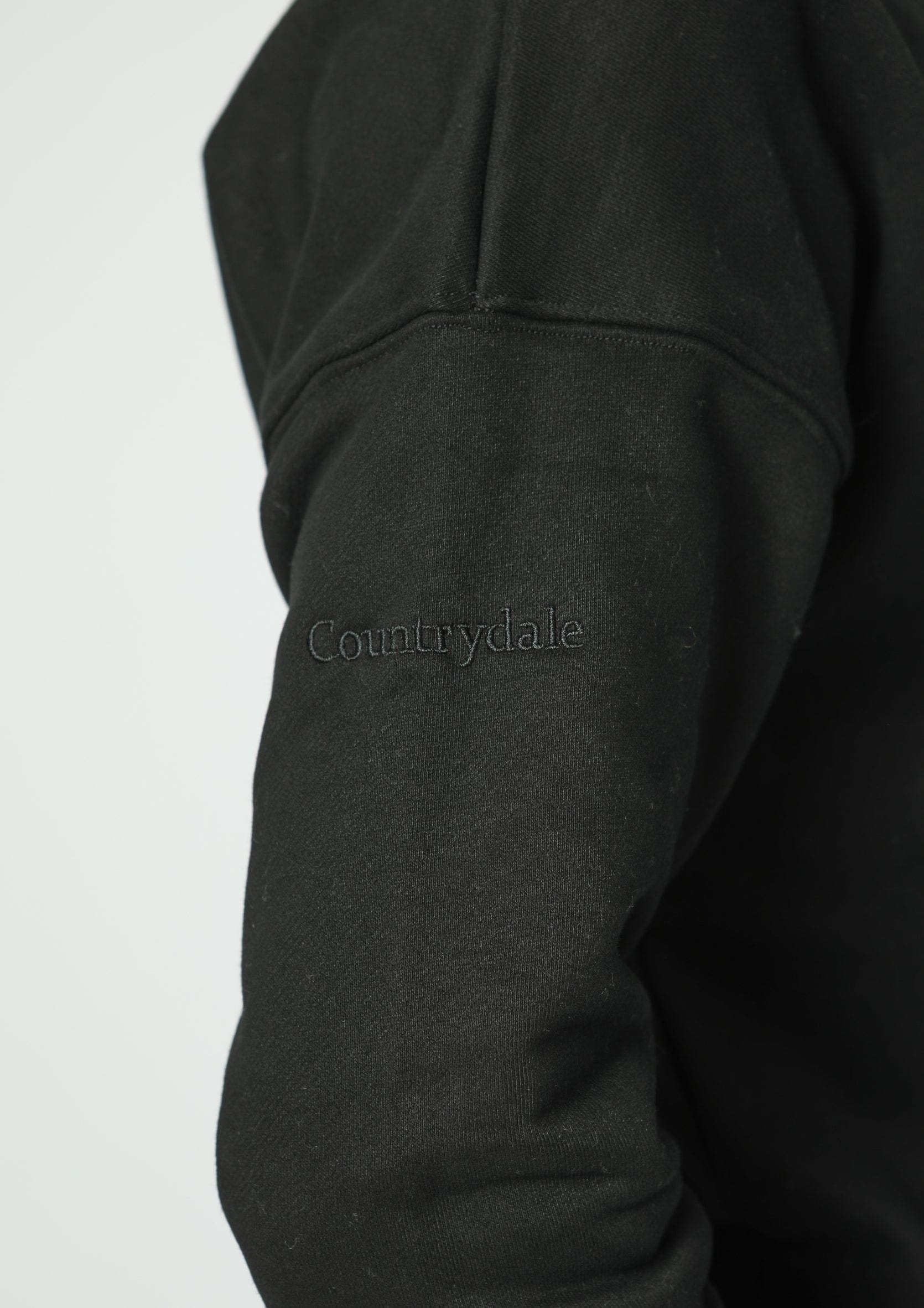 Pull urbain demi-zip (noir)