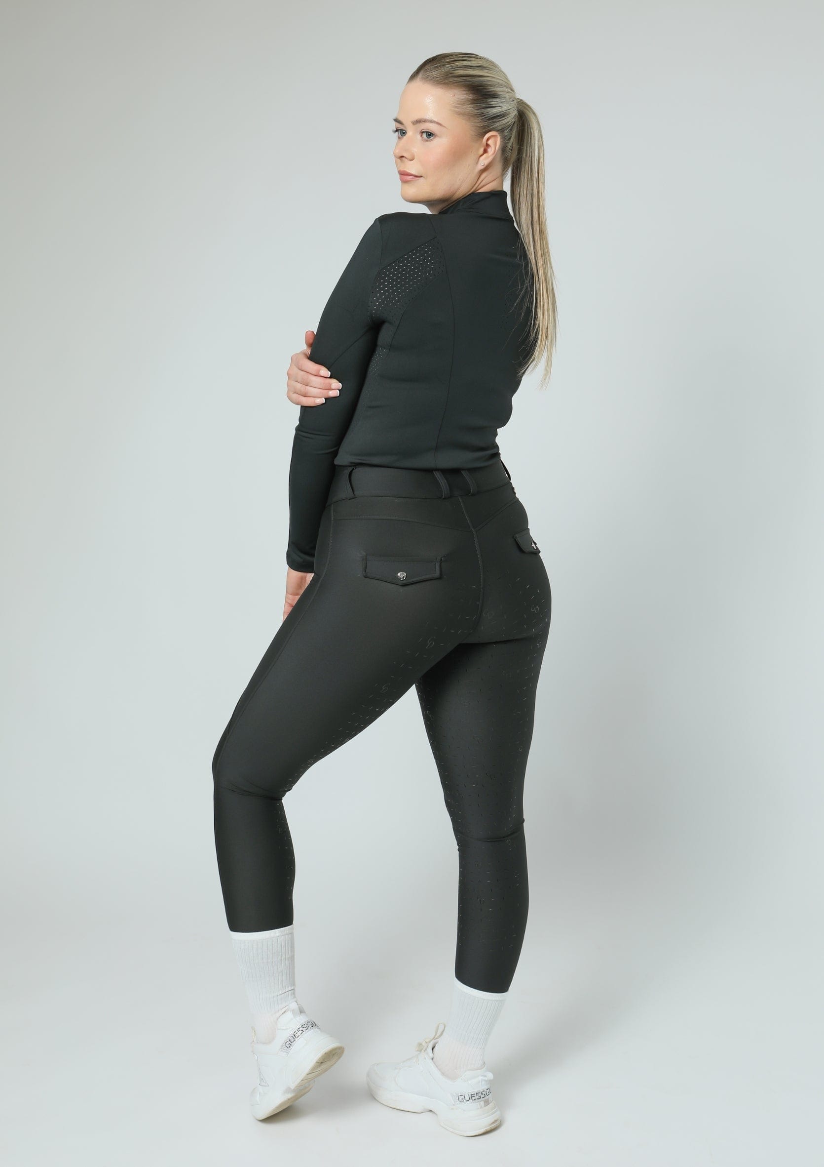 Pantalon d'équitation Protech (Noir)