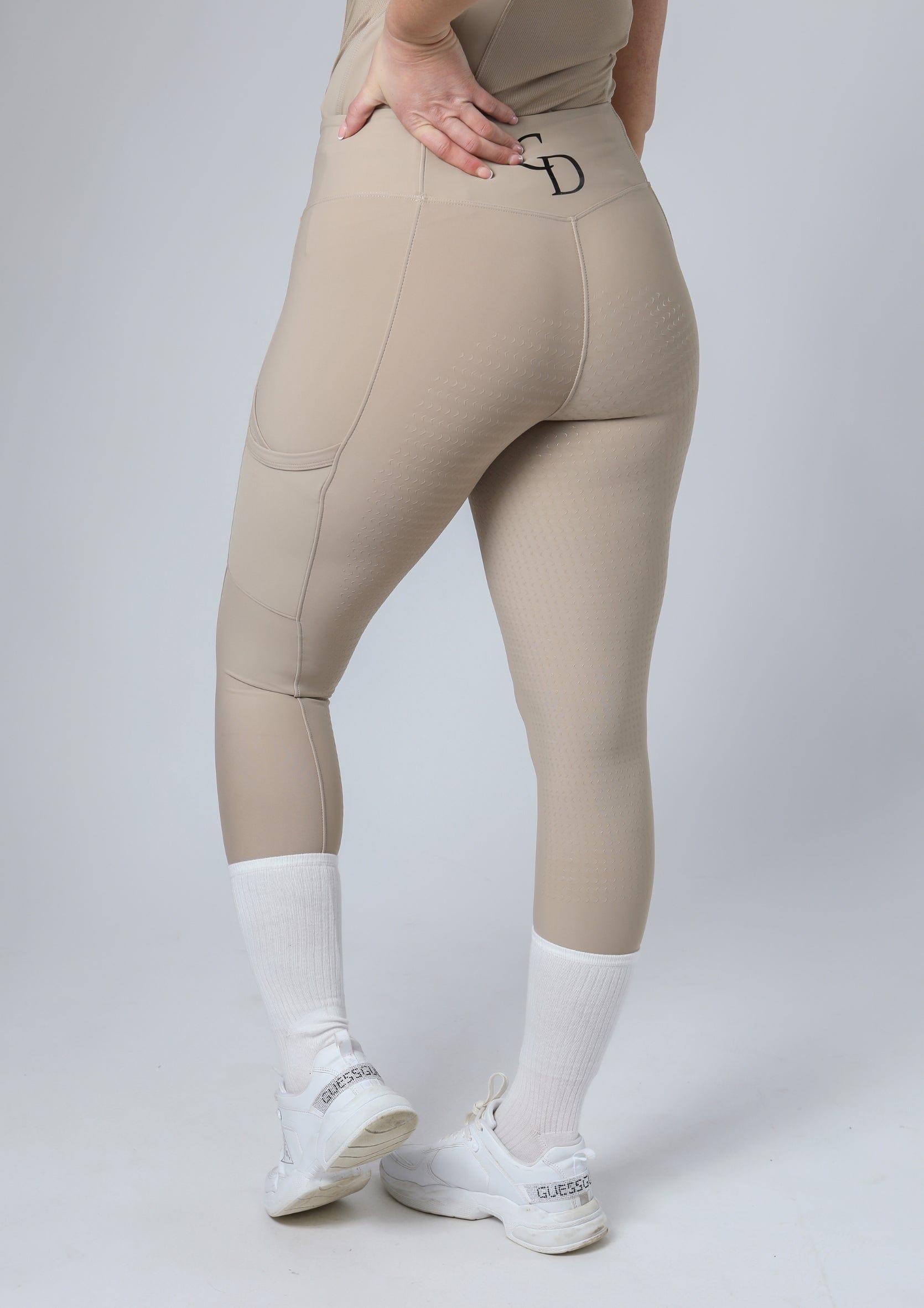 Legging d'équitation Motion Full Seat (Beige)