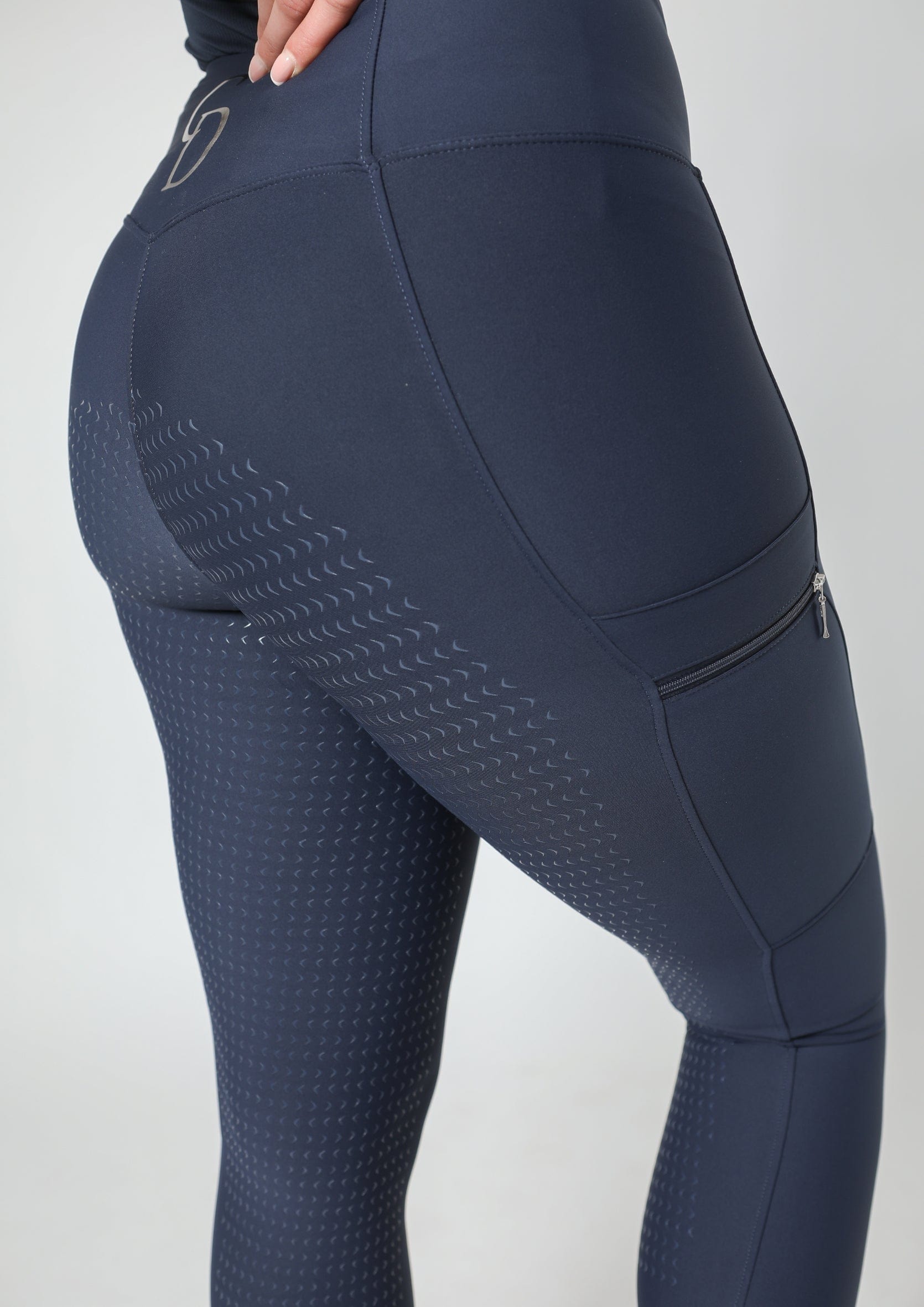 Motion Full Seat Riding Leggings (Navy)