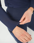 Couche de base technique à performance thermique (bleu marine)