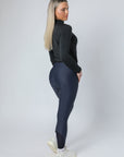 Performance Reithose mit Vollbesatz (Marineblau)