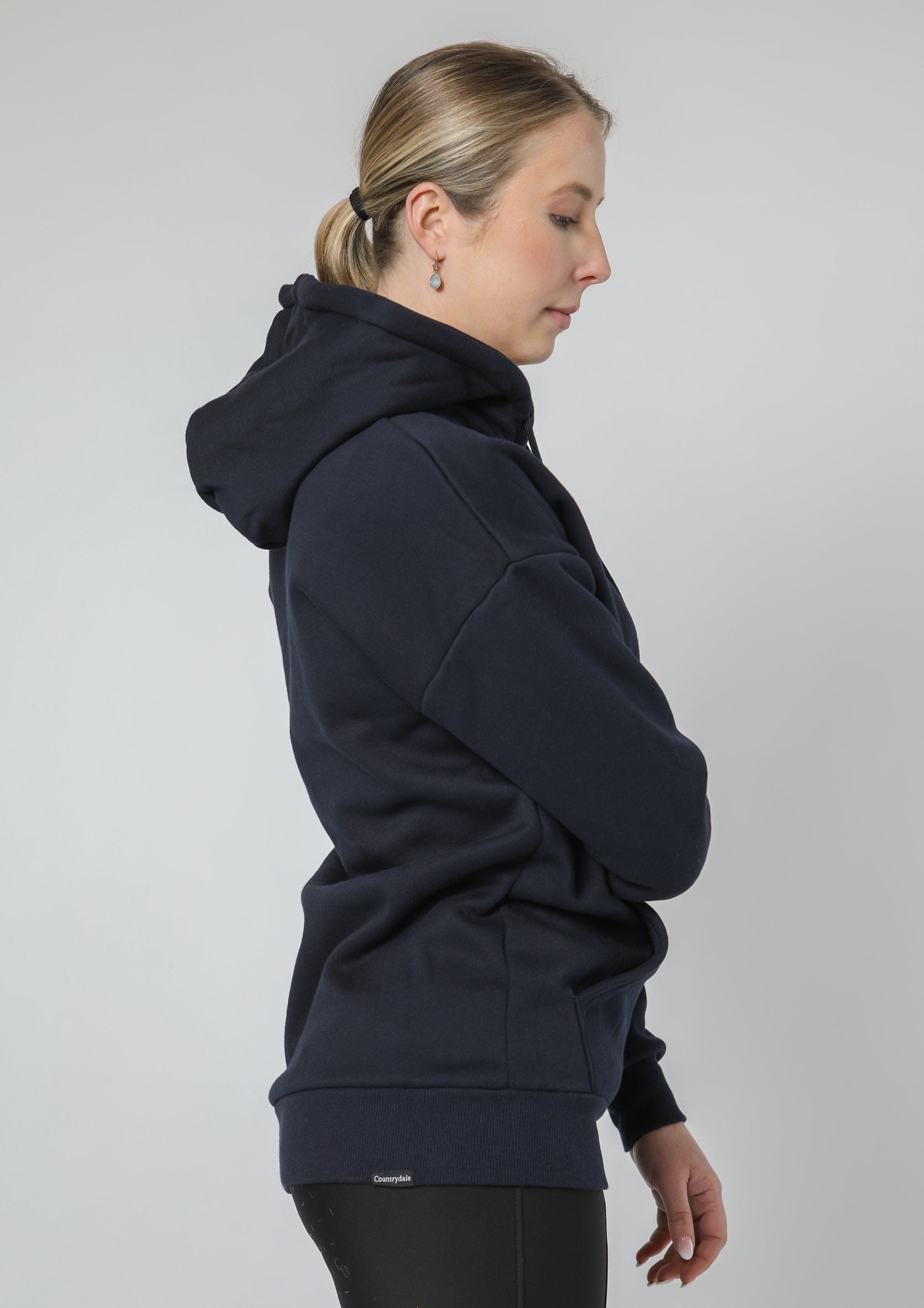 Signature-Kapuzenpullover (Marineblau)