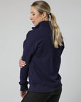Pull urbain demi-zippé (bleu marine)
