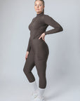 Classic Pull On Riding Leggings (Brown)