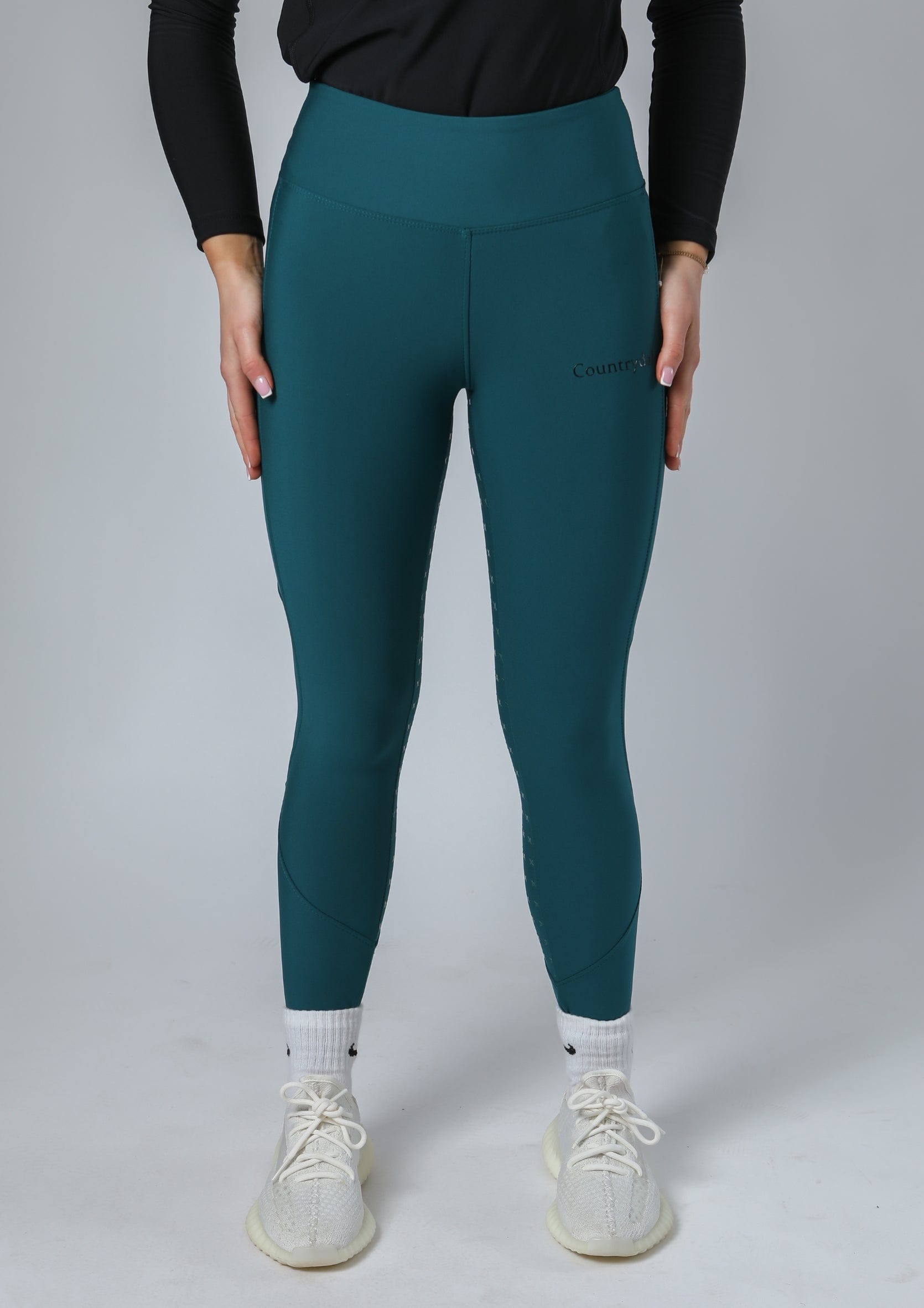 Thermal Performance Full Seat Riding Leggings (Teal)