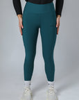 Thermal Performance Full Seat Riding Leggings (Teal)