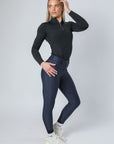 Performance Reithose mit Vollbesatz (Marineblau)