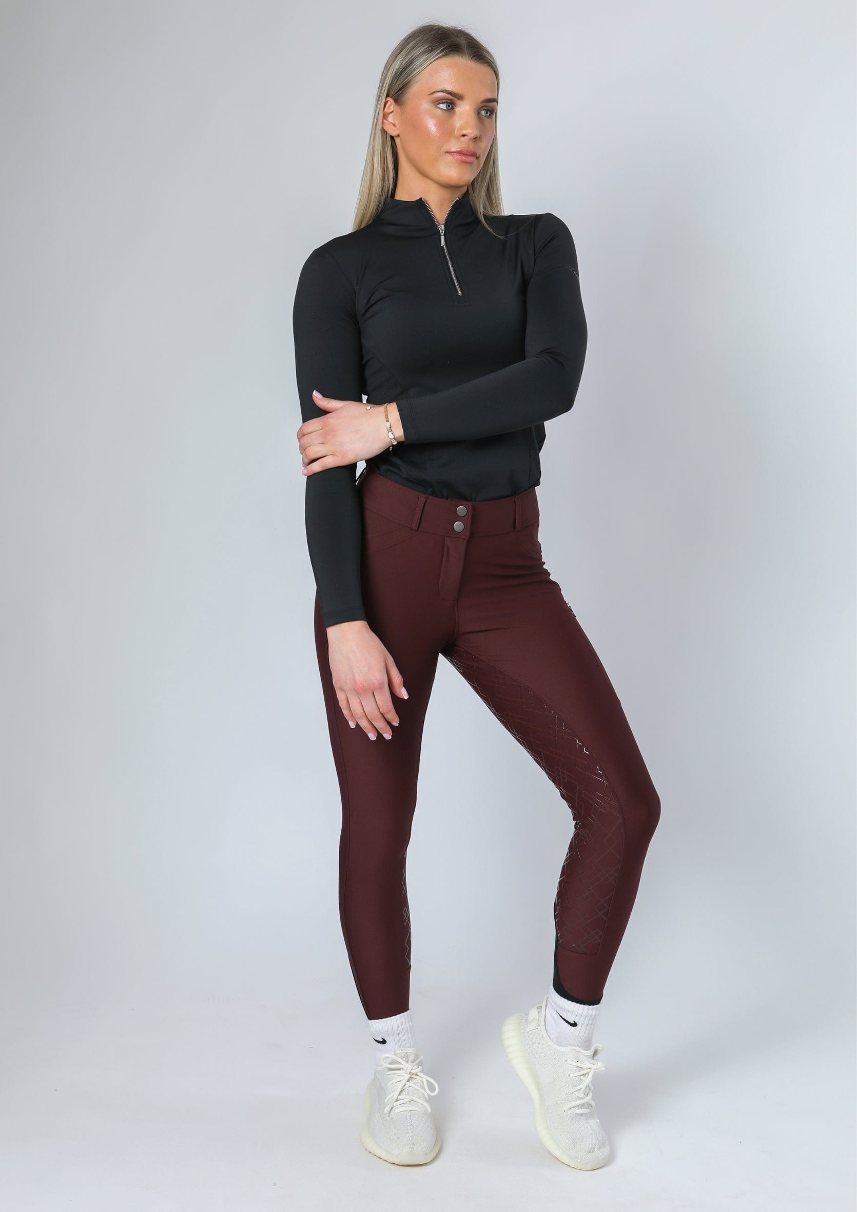 Performance Full Seat Riding Breggings (Wine)