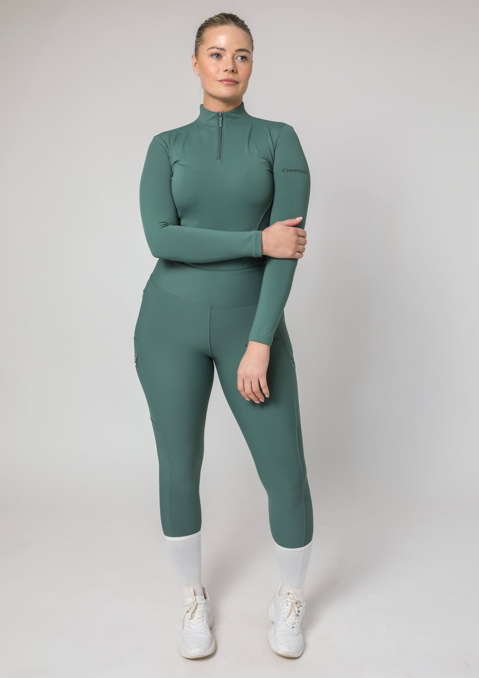 Leggings d'équitation Motion Full Seat (sauge)