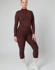 Motion Reitleggings mit Vollbesatz (Weinrot)