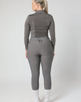 Motion Reitleggings mit Vollbesatz (Grau)