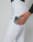 Leggings zum Anziehen für jeden Tag (Weiß)