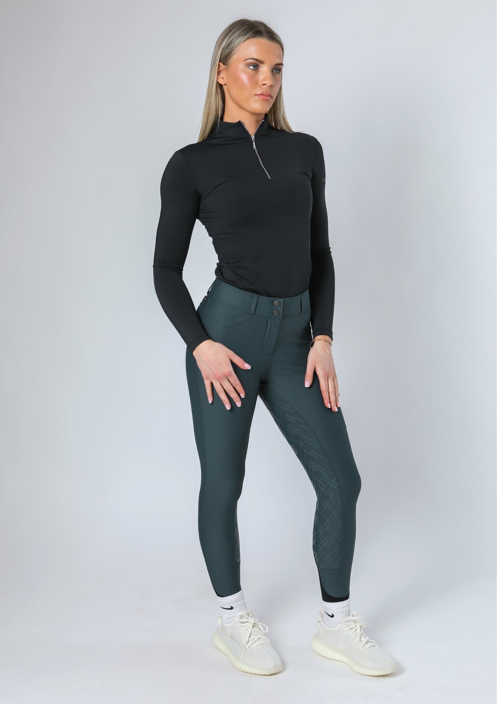Performance Full Seat Riding Breggings (Teal)