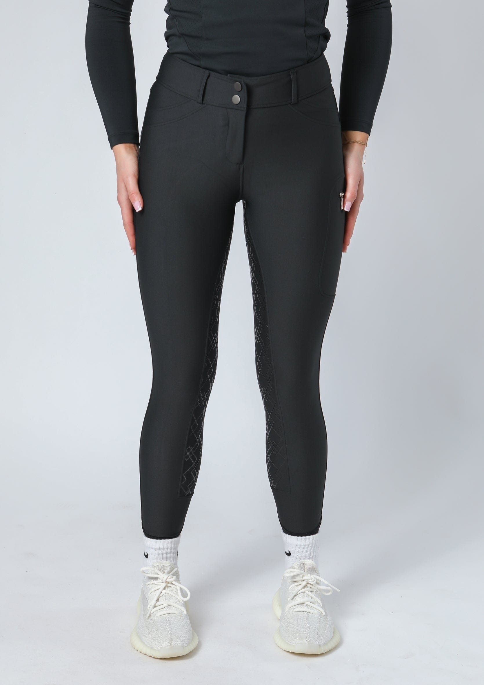 Leggings d'équitation Performance Full Seat (noir)