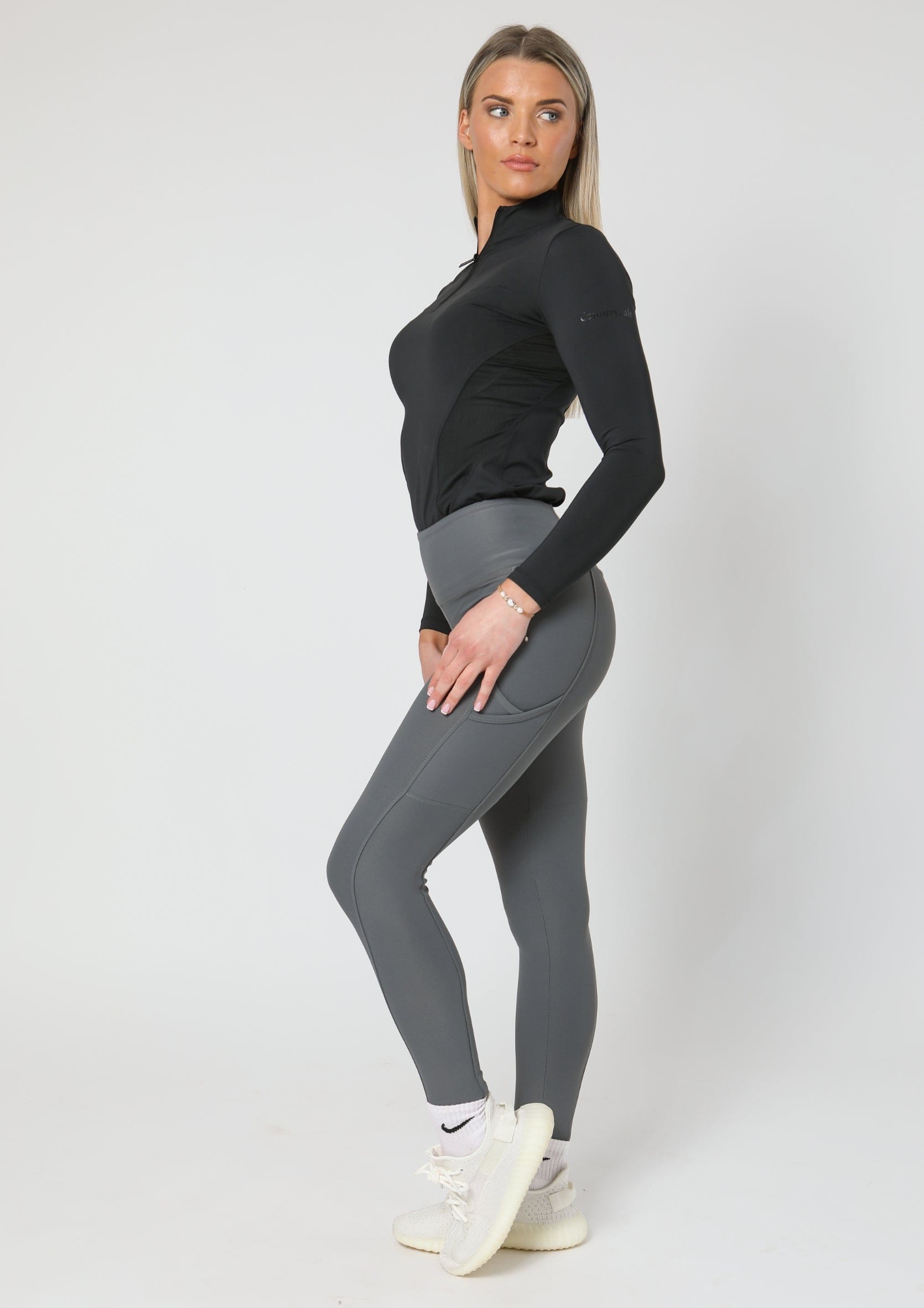 Legging à enfiler au quotidien (gris)