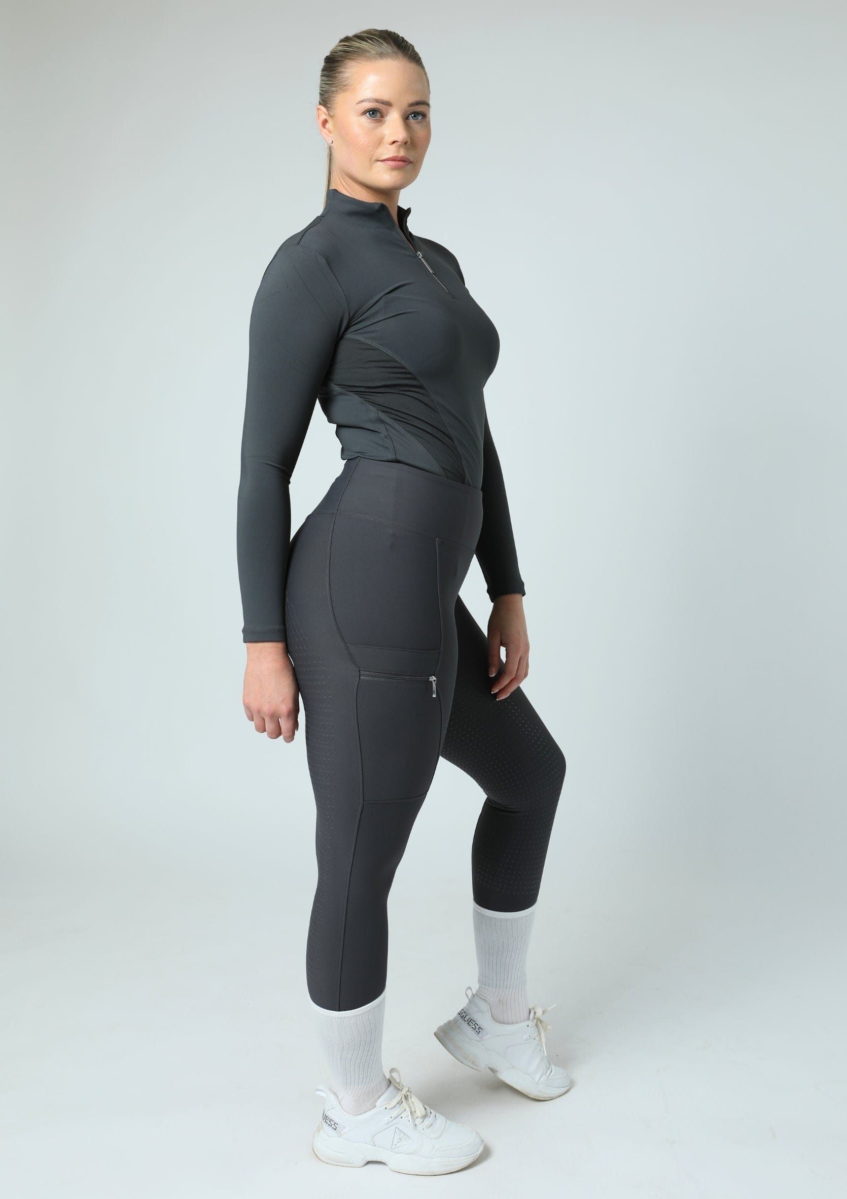 Leggings d'équitation Motion Full Seat (anthracite)