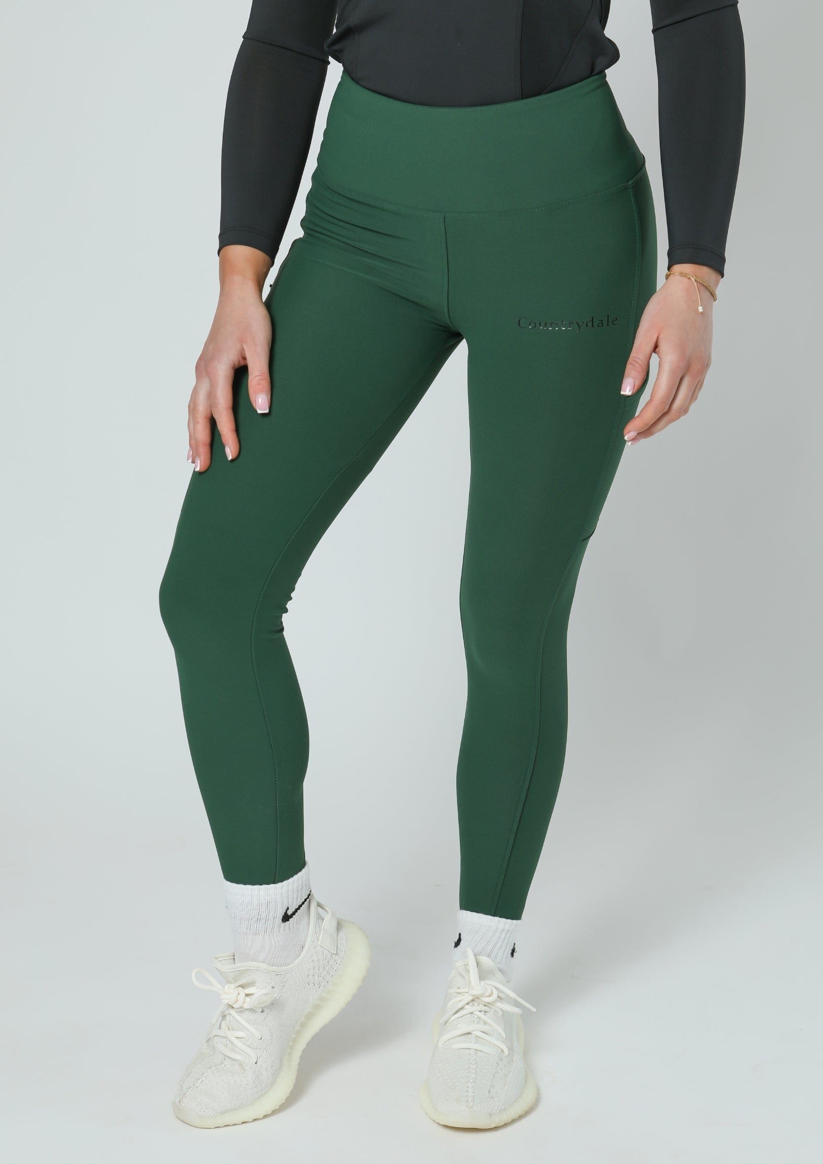 Legging à enfiler au quotidien (vert forêt)