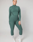 Leggings d'équitation Motion Full Seat (sauge)