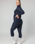 Motion Full Seat Riding Leggings (Navy)