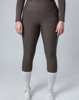 Classic Pull On Riding Leggings (Brown)