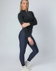 Performance Reithose mit Vollbesatz (Marineblau)