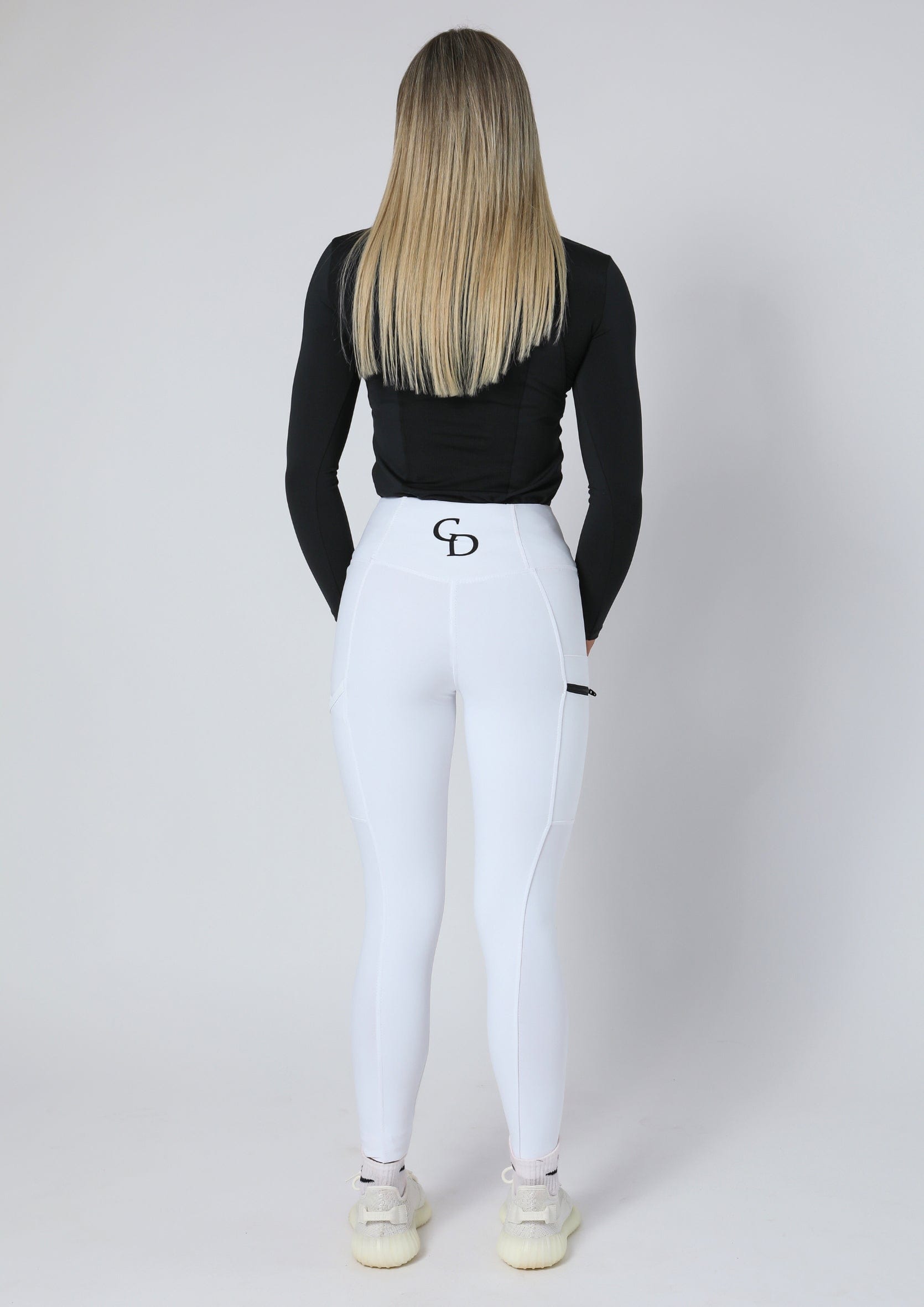Leggings zum Anziehen für jeden Tag (Weiß)