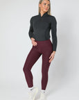 Alltags-Leggings zum Anziehen (Wein)