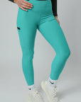 Alltags-Leggings zum Anziehen (Aqua)