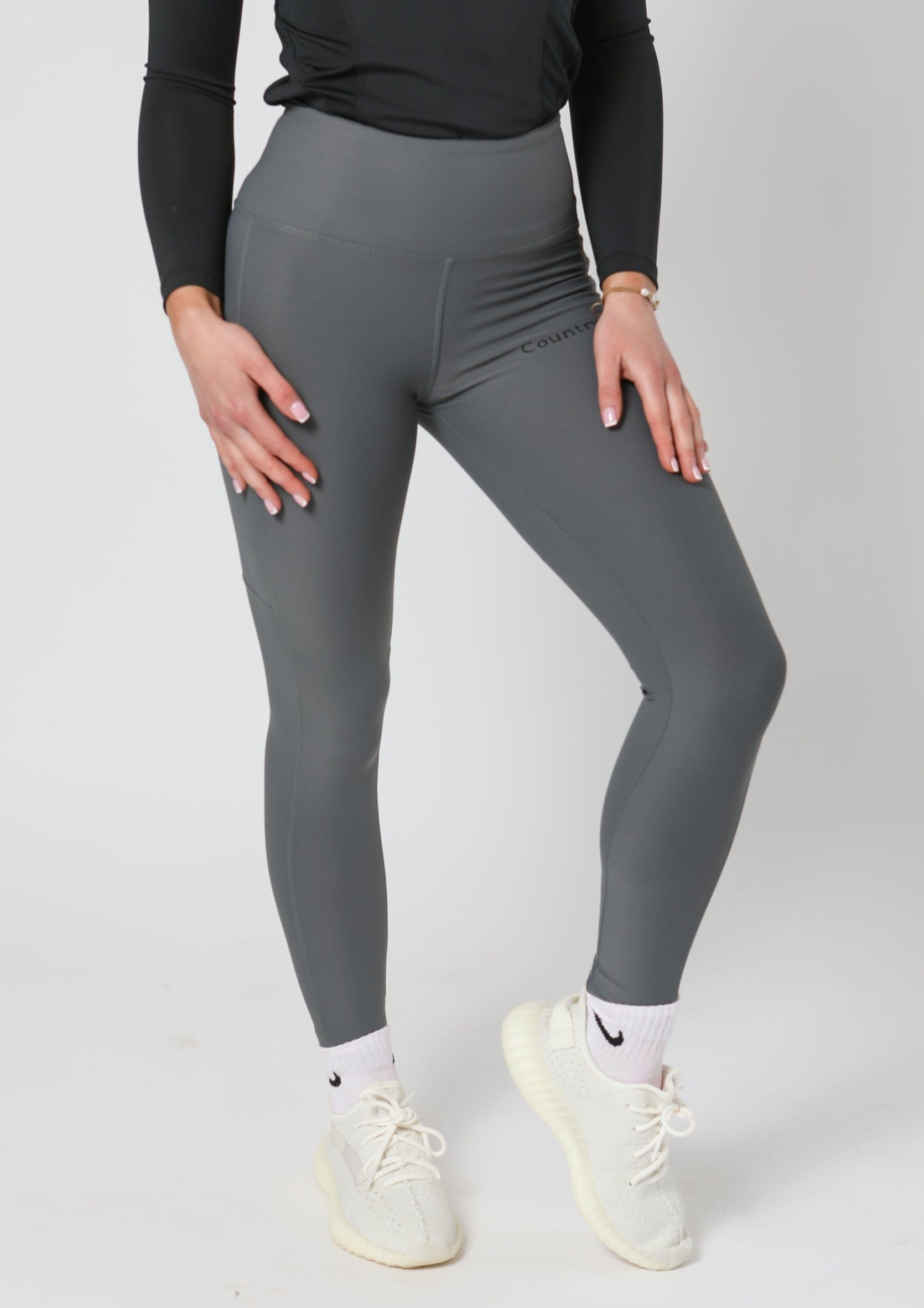 Legging à enfiler au quotidien (gris)
