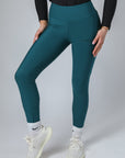 Thermal Performance Full Seat Riding Leggings (Teal)