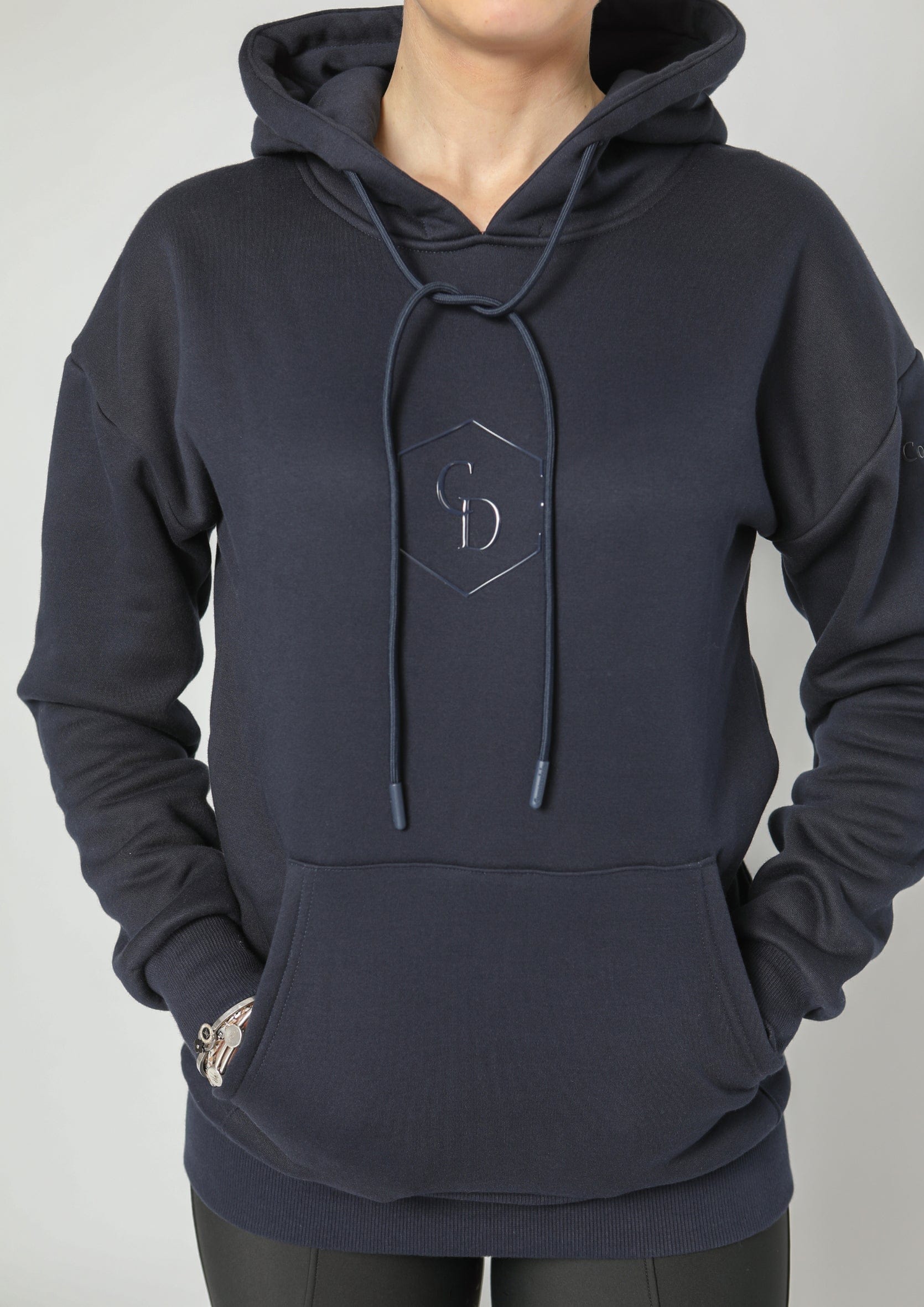 Signature-Kapuzenpullover (Marineblau)