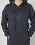 Signature-Kapuzenpullover (Marineblau)