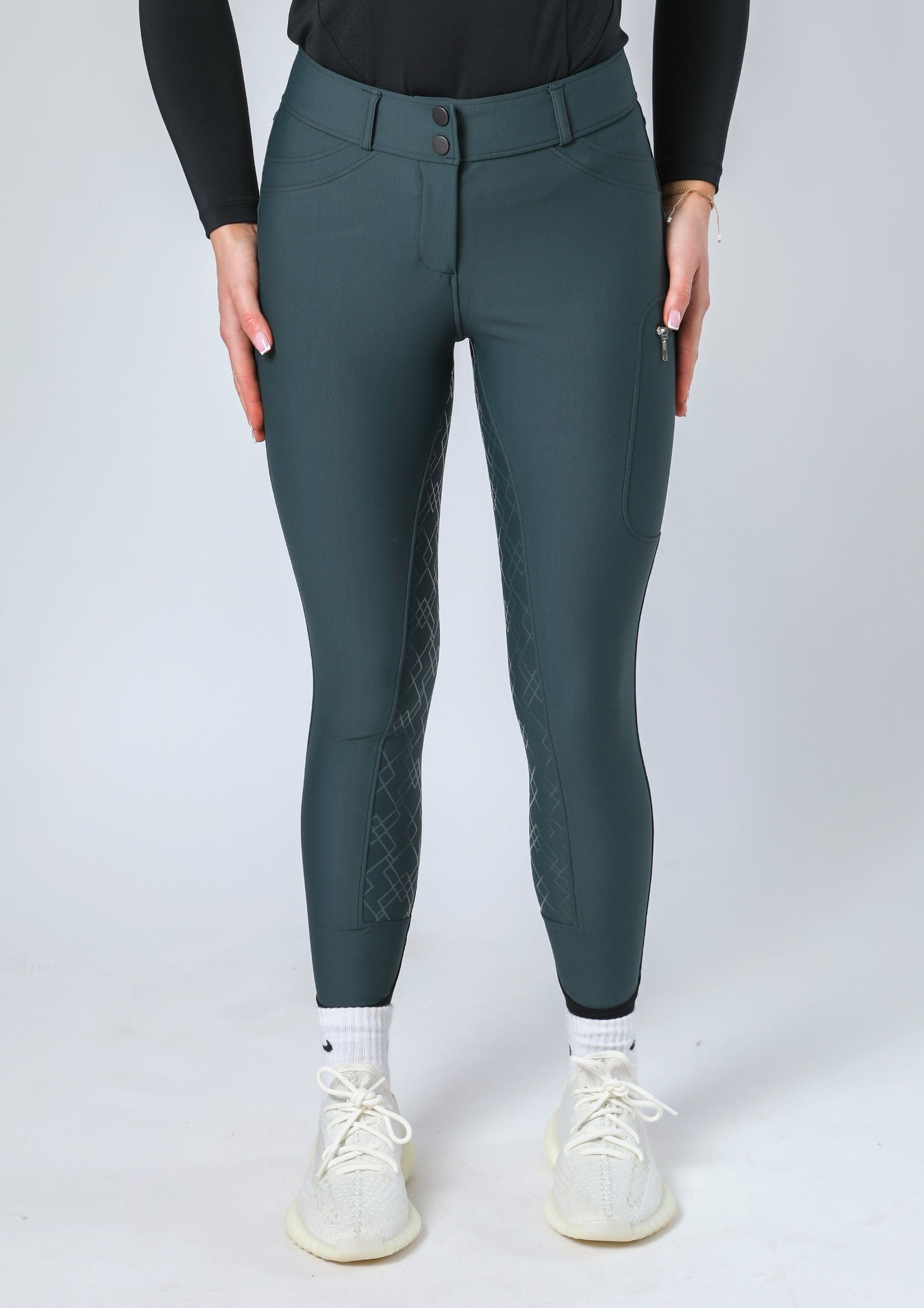 Performance Full Seat Riding Breggings (Teal)