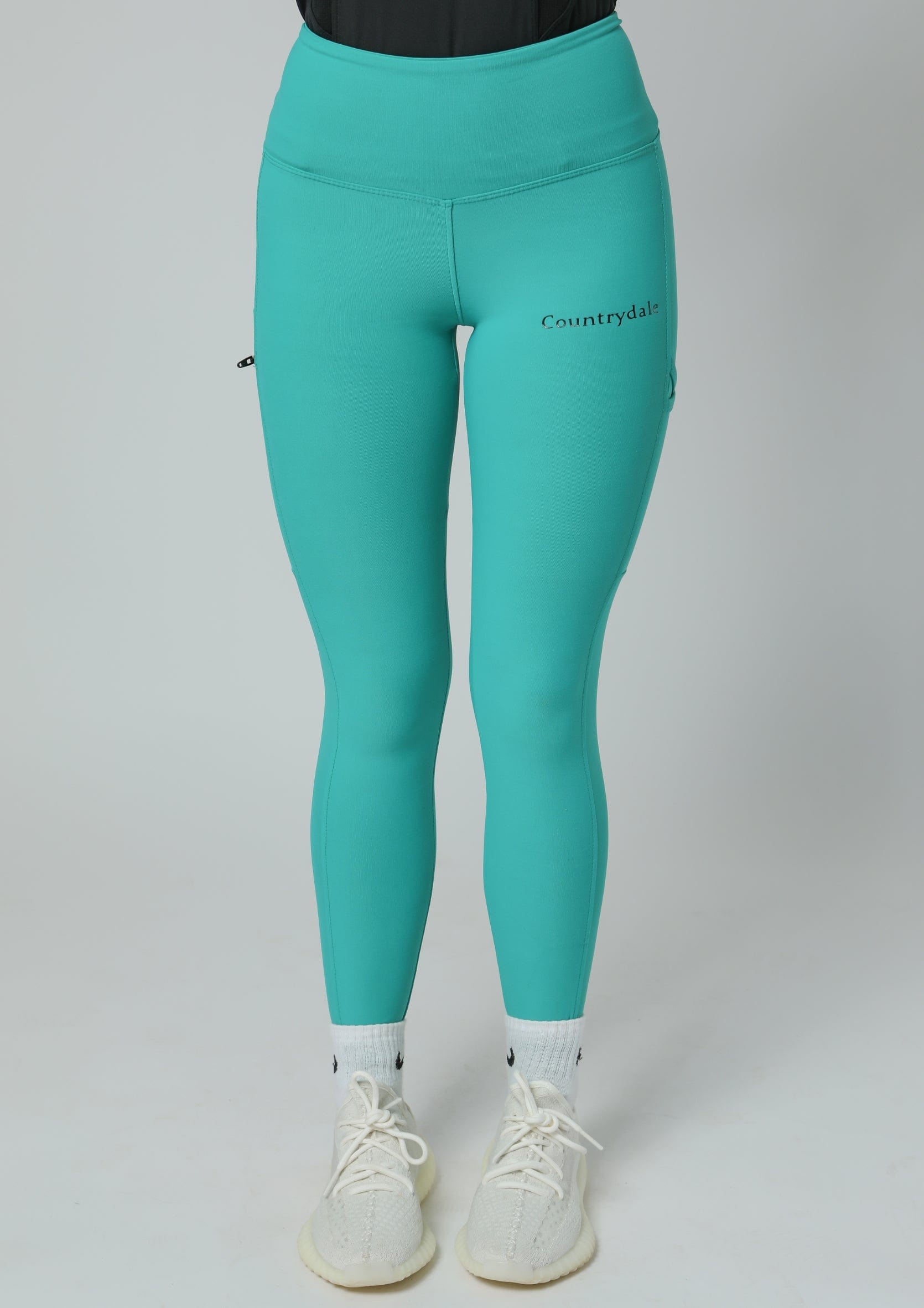 Alltags-Leggings zum Anziehen (Aqua)