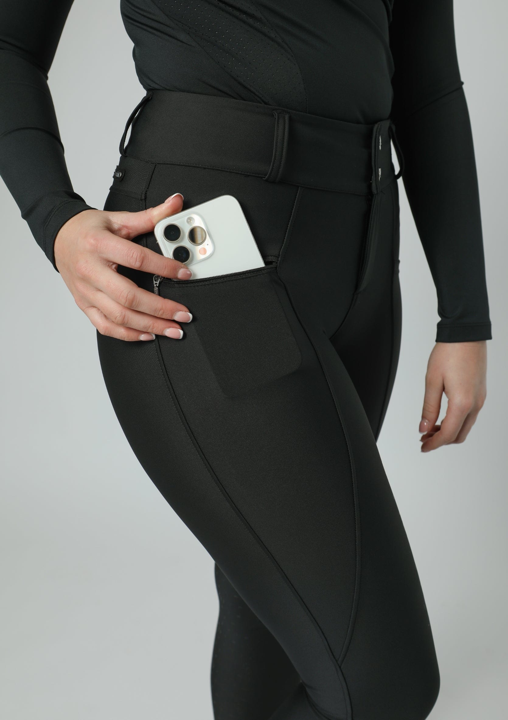 Pantalon d'équitation Protech (Noir)