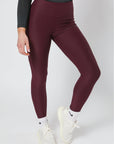 Alltags-Leggings zum Anziehen (Wein)