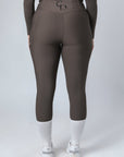 Classic Pull On Riding Leggings (Brown)