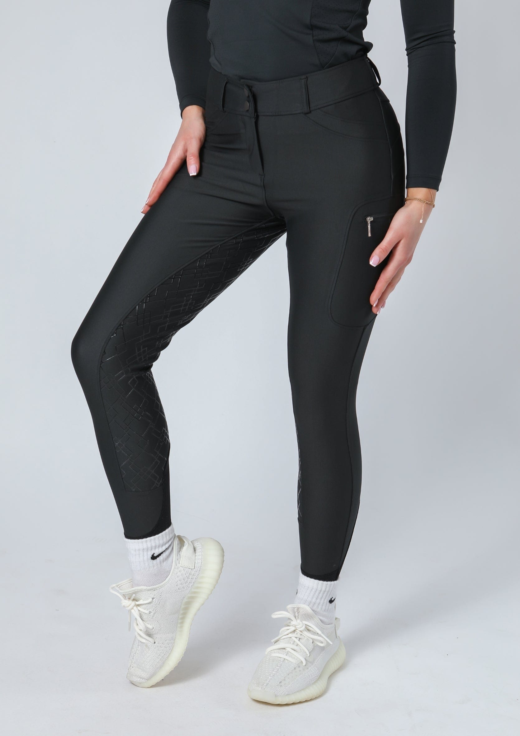 Leggings d'équitation Performance Full Seat (noir)